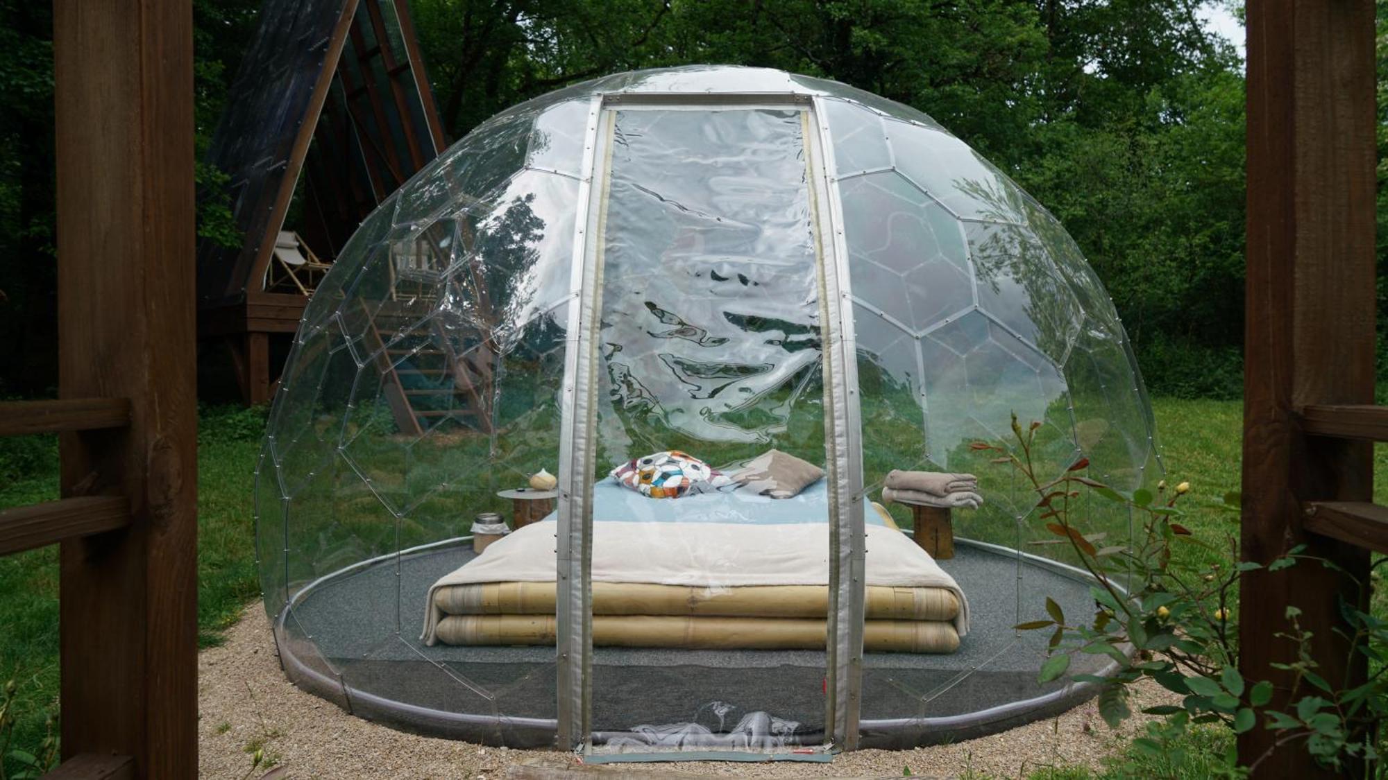 Luxuszelt O Pays Des Bois - Hebergements Insolites En Pleine Nature Parmilieu